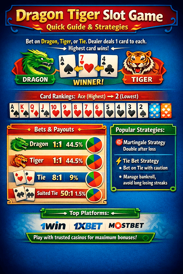 Dragon Tiger Slot Game Summary