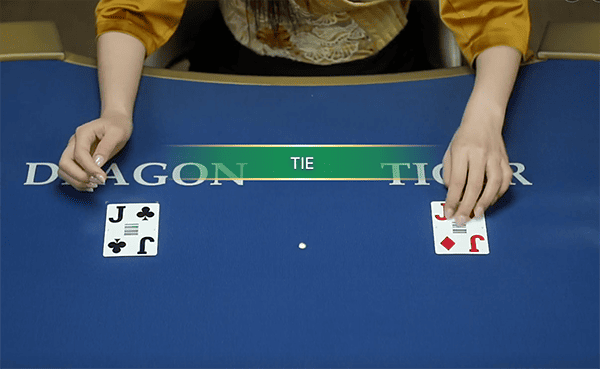 dragon tiger enter the game at Evolution Gaming