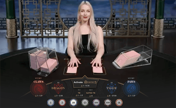 Dragon Tiger Game at Betway