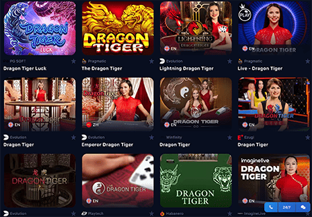 Dragon Tiger Game Providers